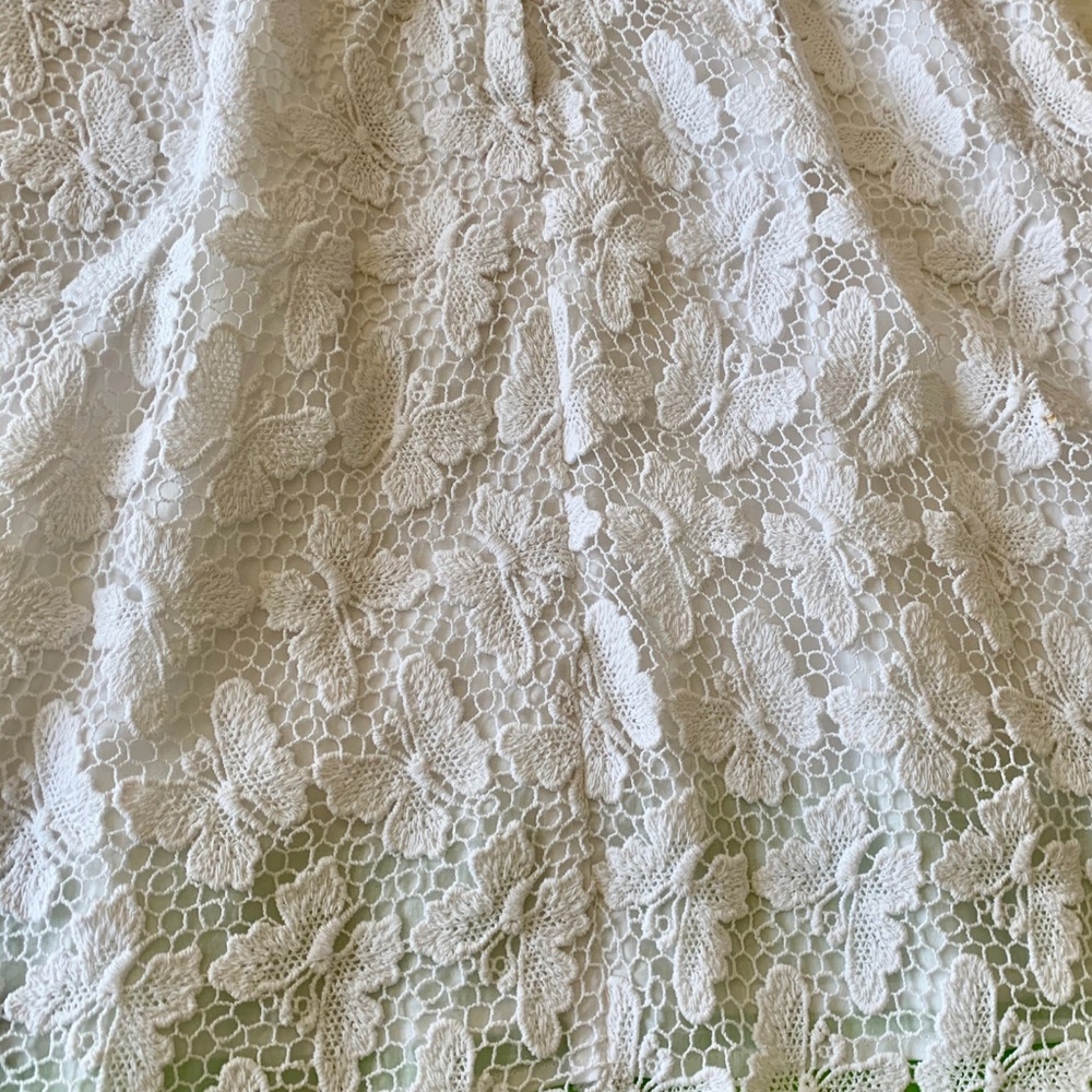 NWT Lilly Pulitzer White Butterfly Lace Dress - Picture 4 of 9